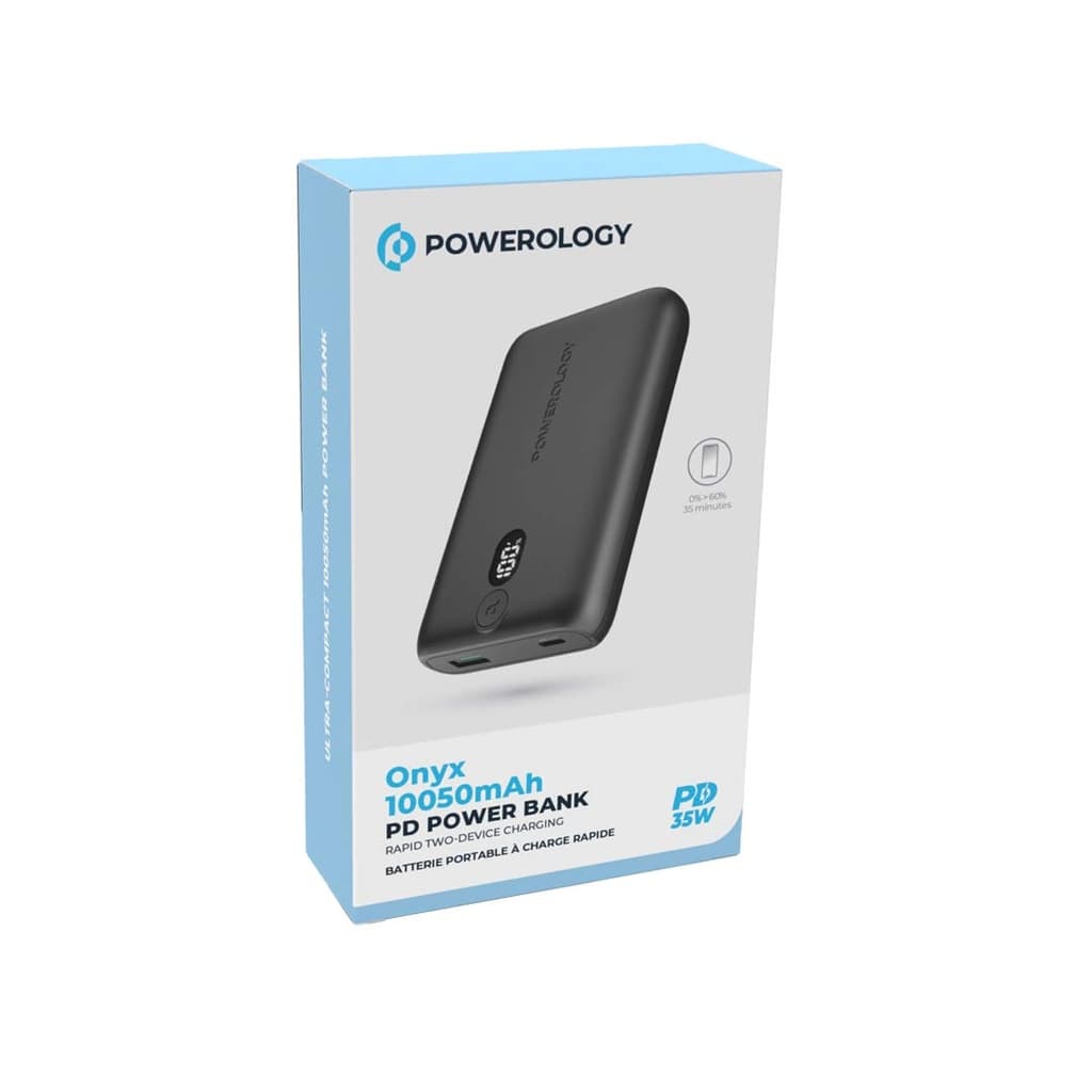 پاور بانک 10000 پاورولوژی Powerology Onyx PD Power Bank 10050mAh PD 35W — تصویر ۳