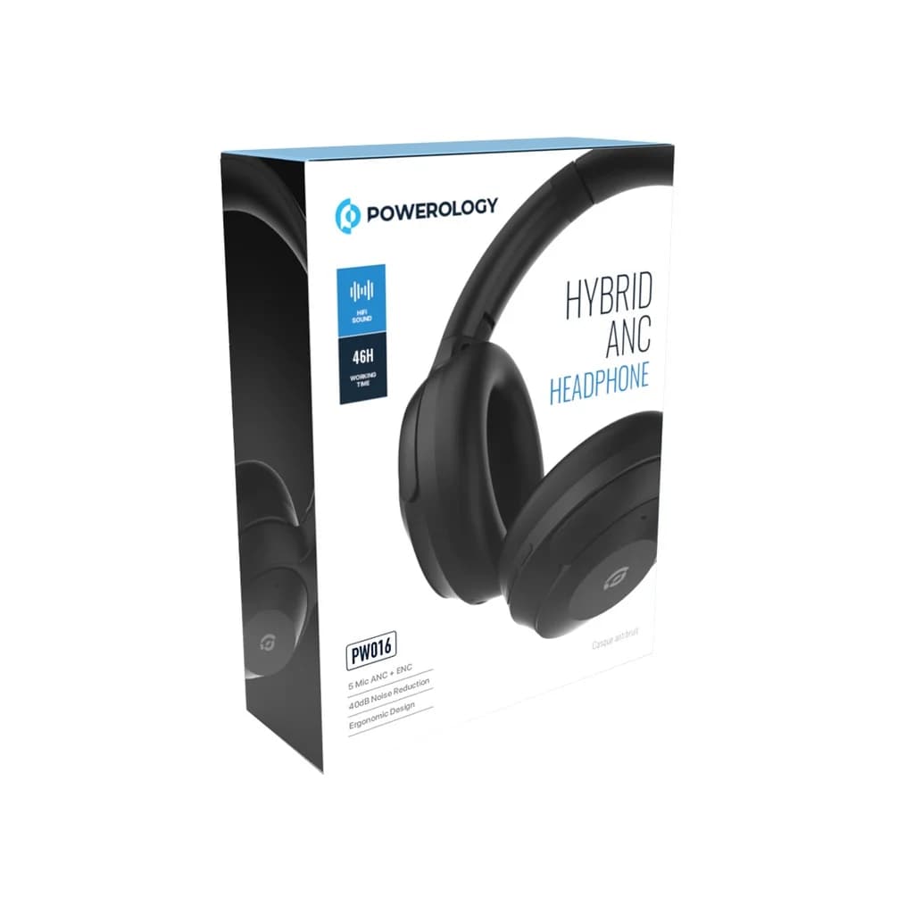 هدست بدون نویز پاورولوژی Powerology Hybrid ANC Headphone — تصویر ۷