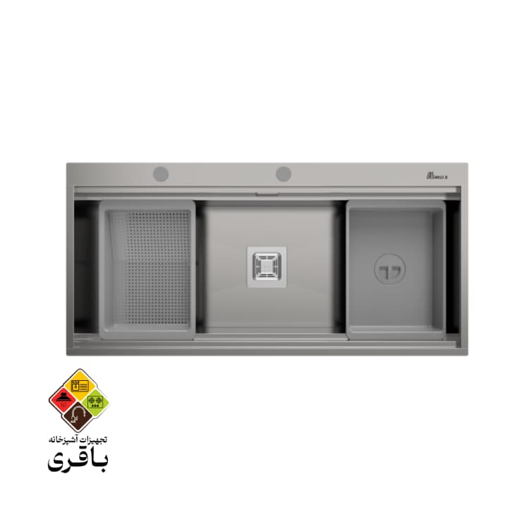 سینک استیل بیمکث مدل 774-v2