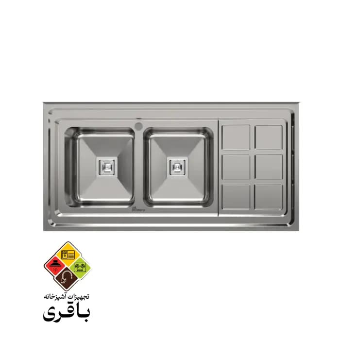 سینک روکار بیمکث مدل ۹۱۴ — تصویر ۴