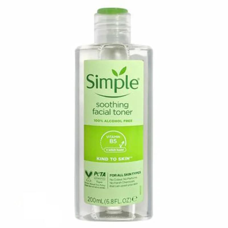 تونر تسکین دهنده سیمپل مدل Kind To Skin حجم 200 میل