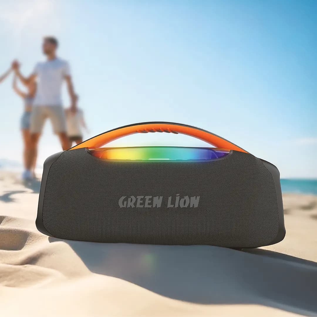 اسپیکر قابل حمل 120 واتی گرین لاین Green Lion Beam Pro Portable Speaker with Microphone 120W — تصویر ۶