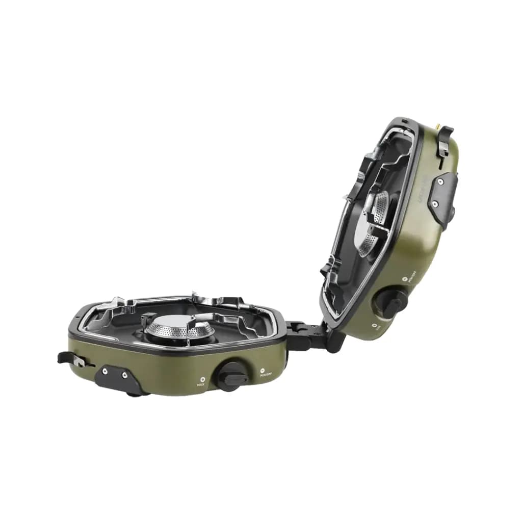 اجاق گاز دوقولو کمپی گرین لاین Green Lion Twin Flame Foldable Camping Stove