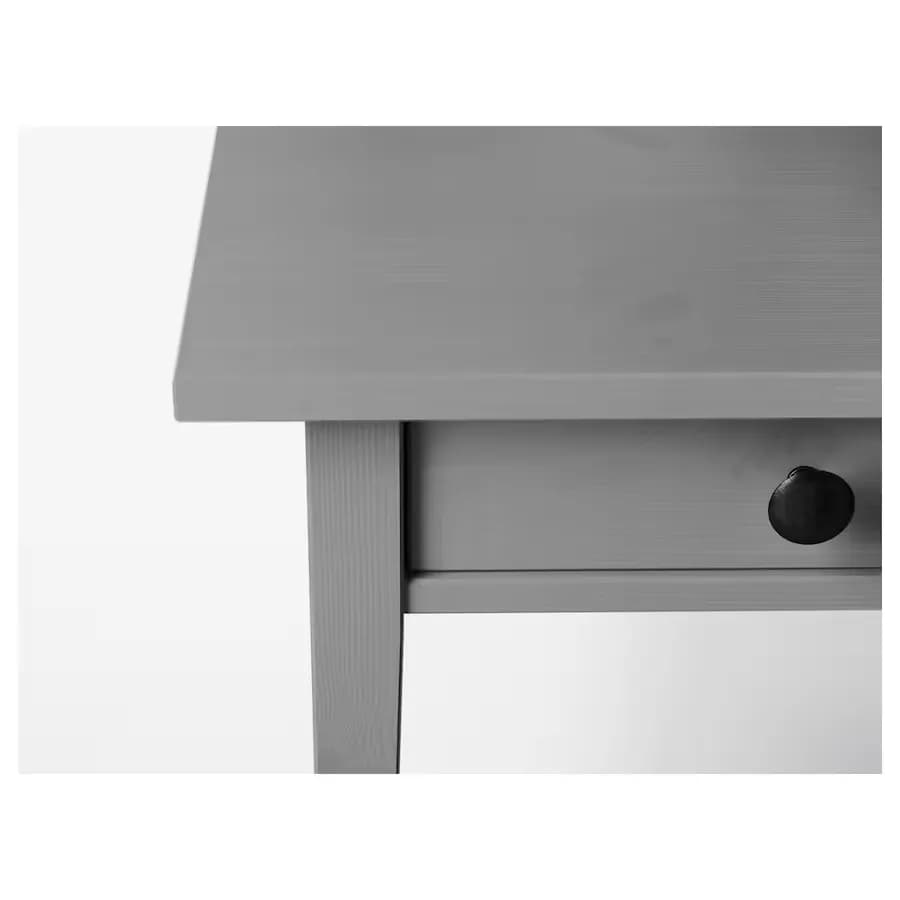 پاتختی ایکیا HEMNES خاکستری، 46×35 سانتی‌متر — تصویر ۵