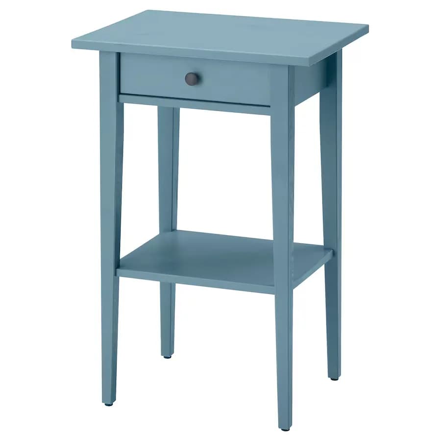 پاتختی ایکیا HEMNES آبی، 46×35 سانتی‌متر — تصویر ۲