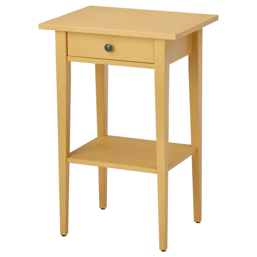 پاتختی ایکیا HEMNES زرد، 46×35 سانتیمتر — تصویر ۷