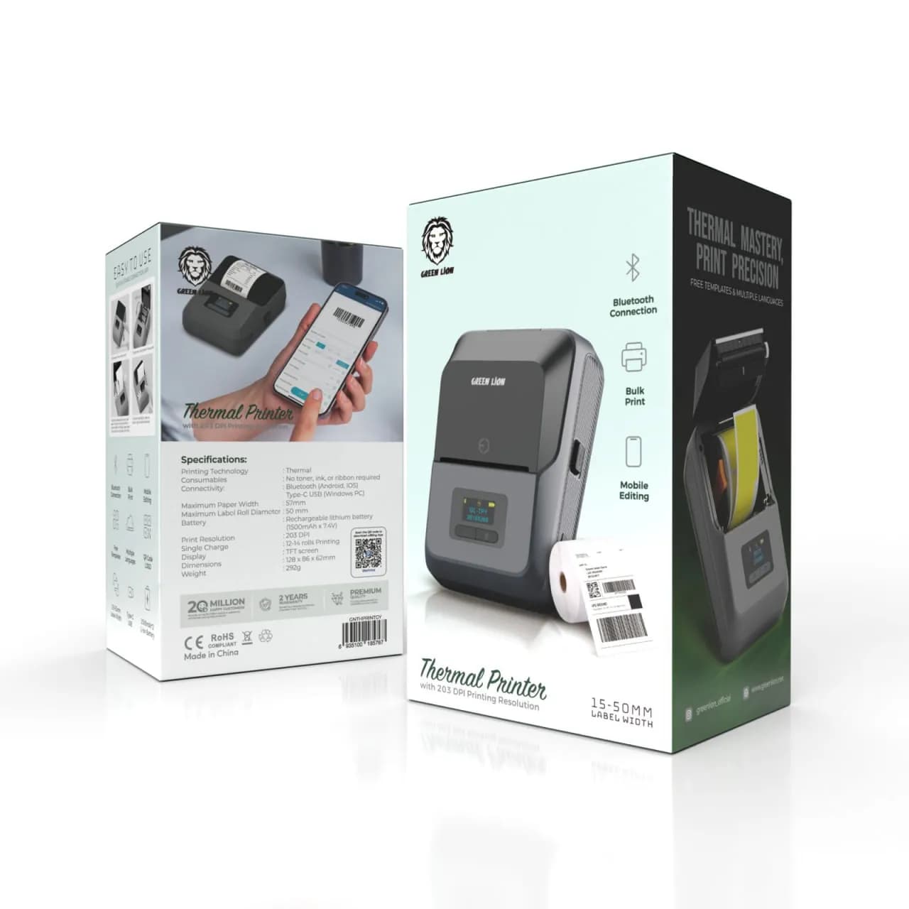 چاپگر حرارتی گرین لاین Green Lion Thermal Printer — تصویر ۱۱