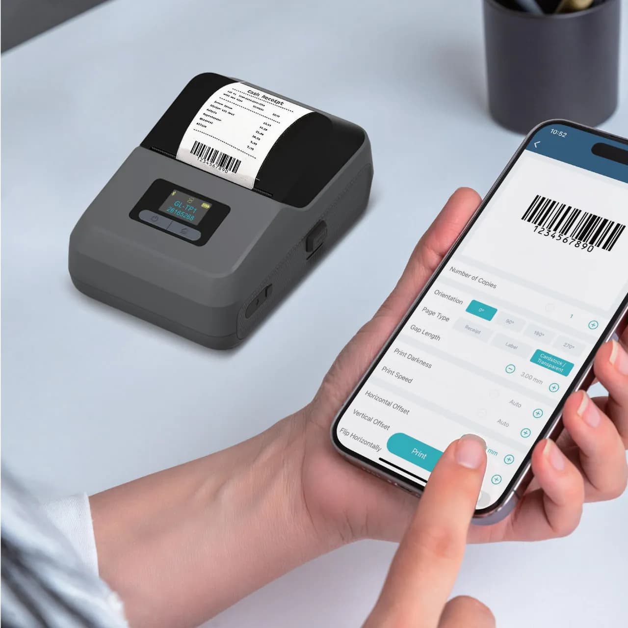 چاپگر حرارتی گرین لاین Green Lion Thermal Printer — تصویر ۴