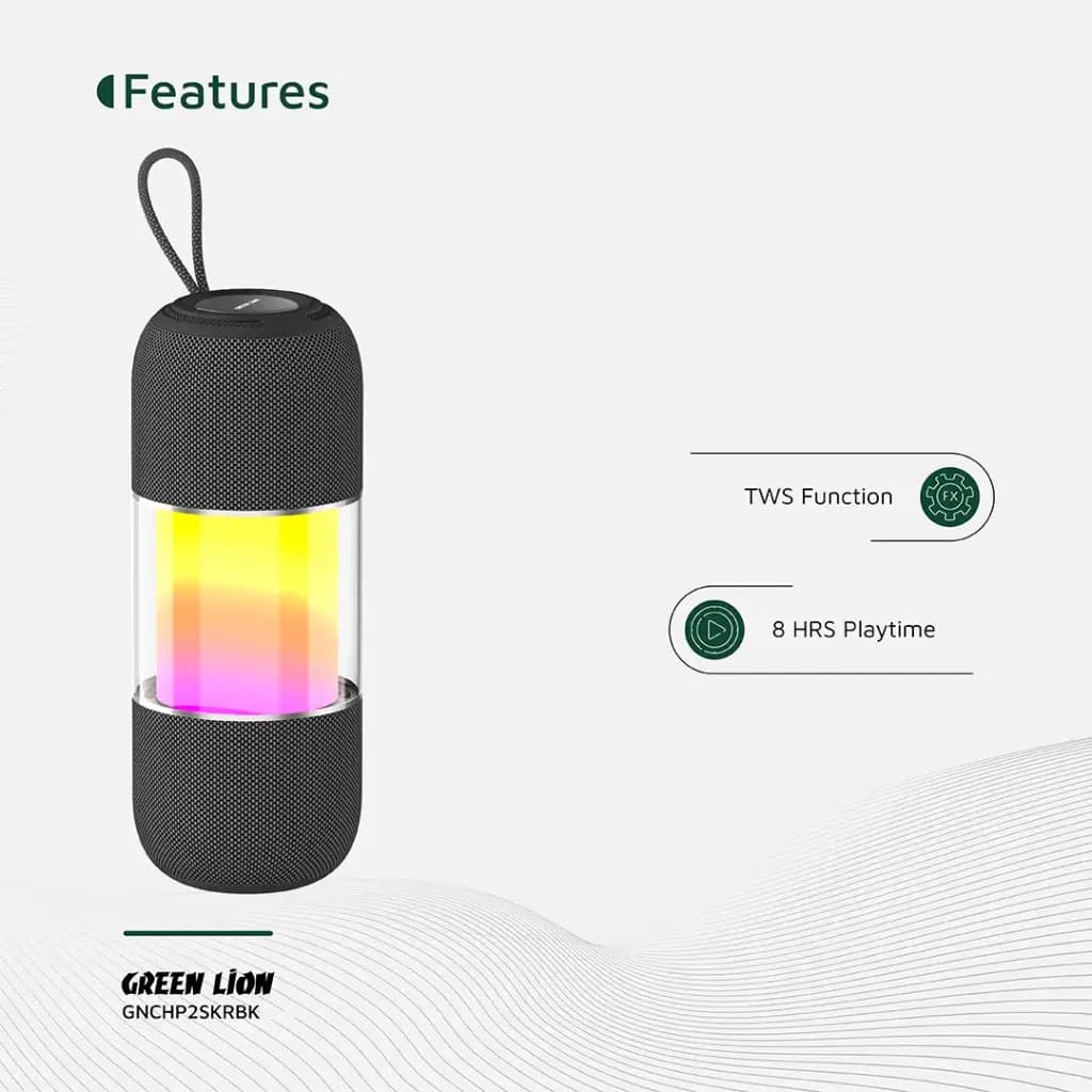 اسپیکر قابل حمل گرین لاین Green Lion Change Pro RGB Portable Speaker — تصویر ۳
