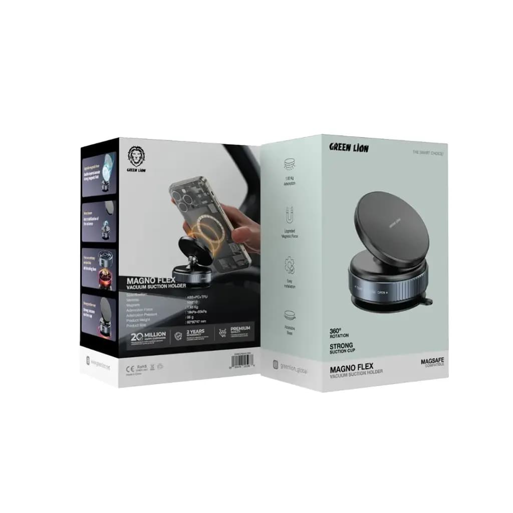 هولدر مگنتی همراه با وکیوم گرین لاین Green Lion Magno Flex Vacuum Suction Holder Magno Flex — تصویر ۳