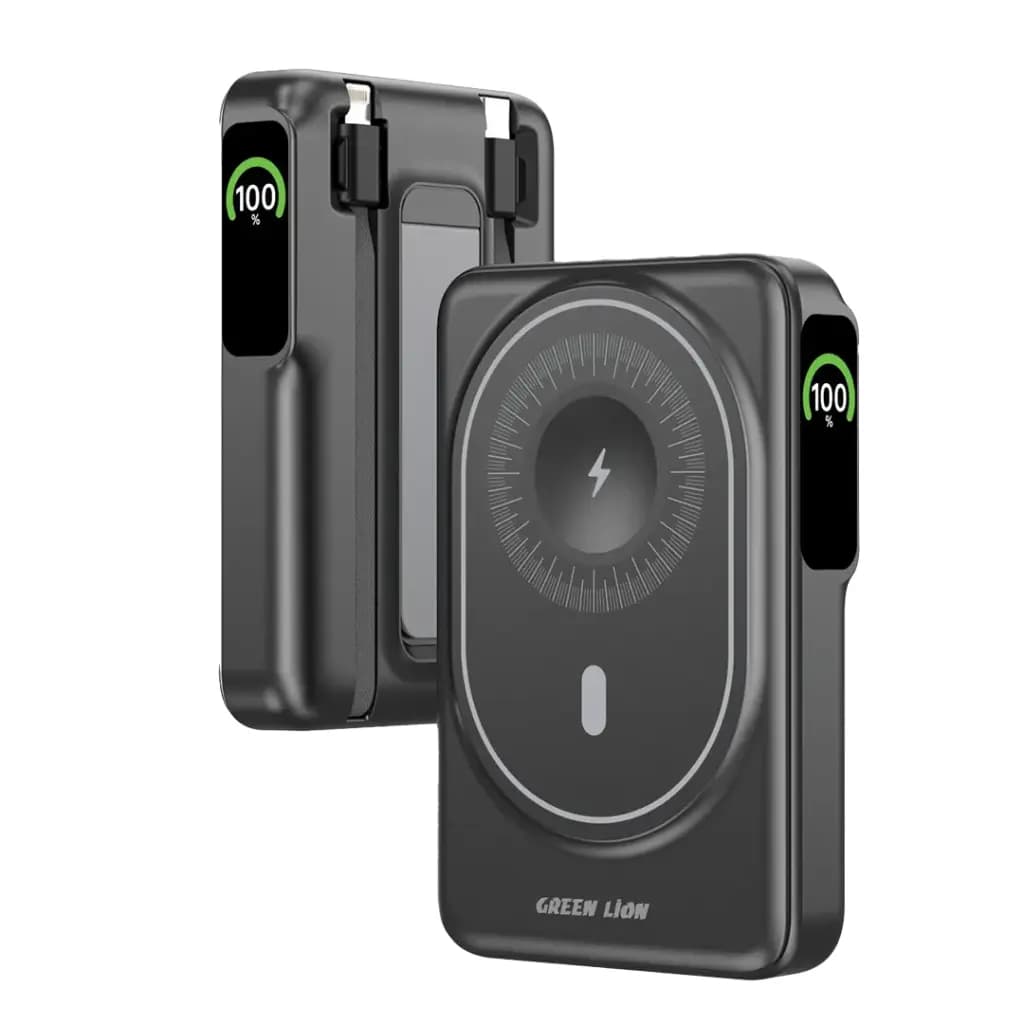 پاور بانک مگ سیف گرین لاین Green Lion Mag-Vision 10000mAh Power Bank