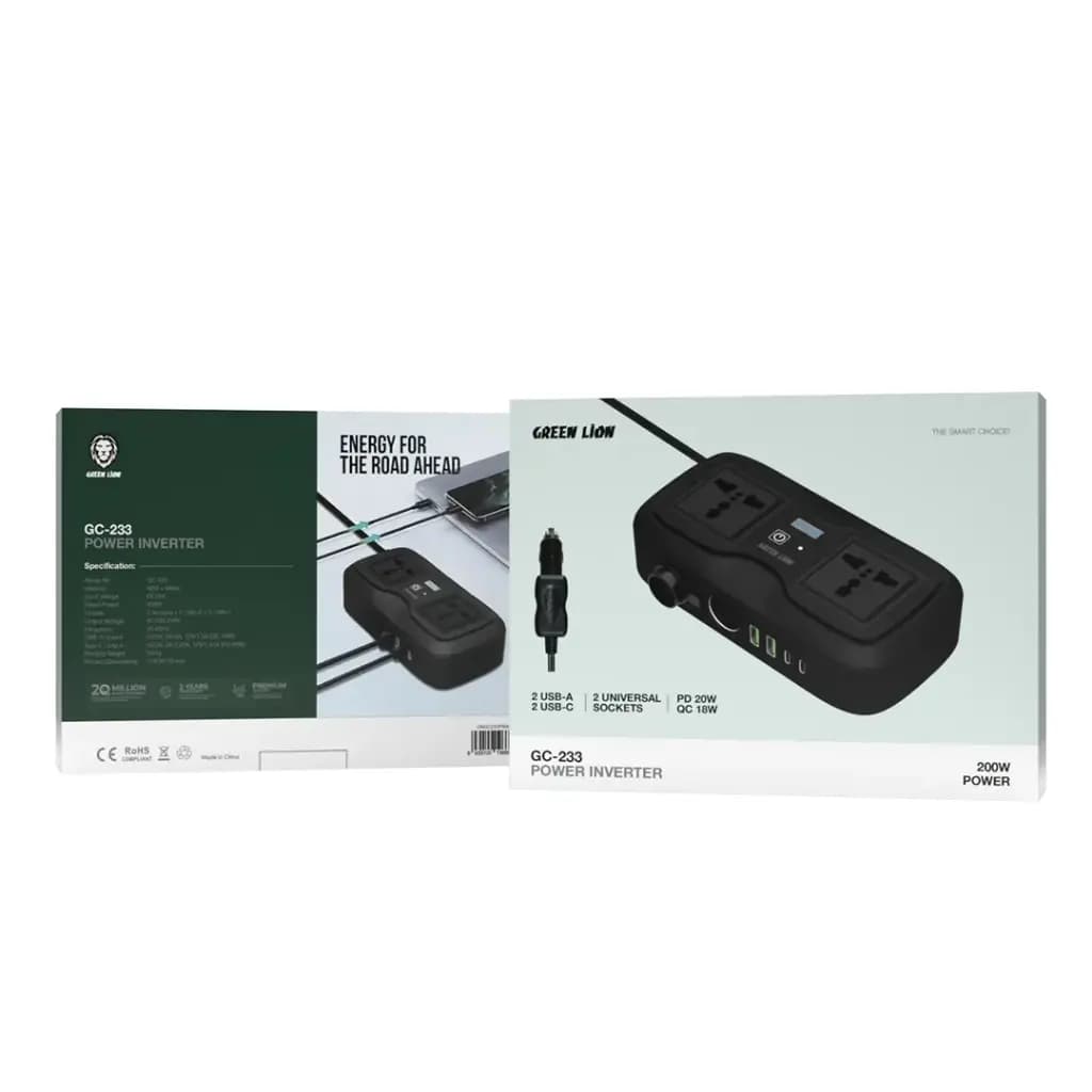 مبدل برق گرین لاین Green Lion GC-233 Power Inverter — تصویر ۴