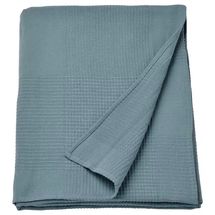 روتختی خاکستری تیره-آبی ایکیا INDIRA سایز 230×250 سانتی‌متر