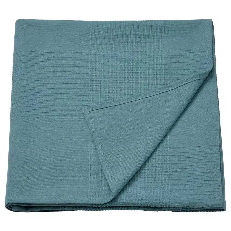 روتختی آبی روشن ایکیا INDIRA سایز 230×250 سانتی‌متر — تصویر ۲