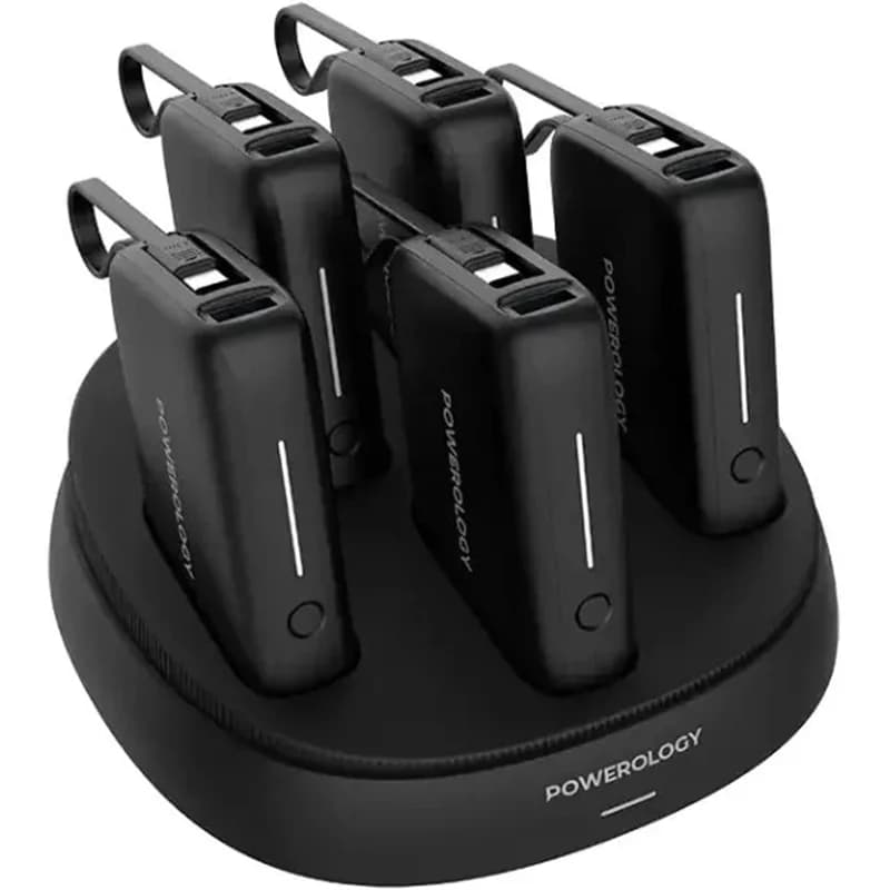 پاور بانک استیشن پاورولوژی Powerology × 5 10000mAh Power Bank Station — تصویر ۵