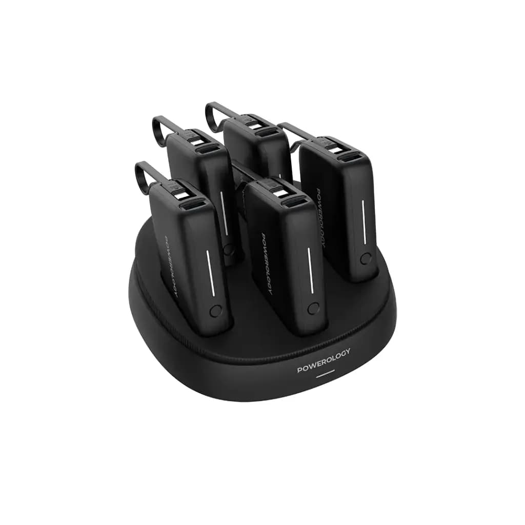 پاور بانک استیشن پاورولوژی Powerology × 5 10000mAh Power Bank Station — تصویر ۲