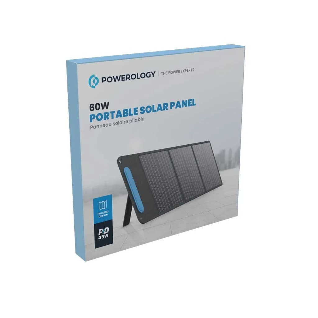 پنل خورشیدی برند پاورولوژی مدل Powerology 60W Mono-Crystalline Solar Panel — تصویر ۹