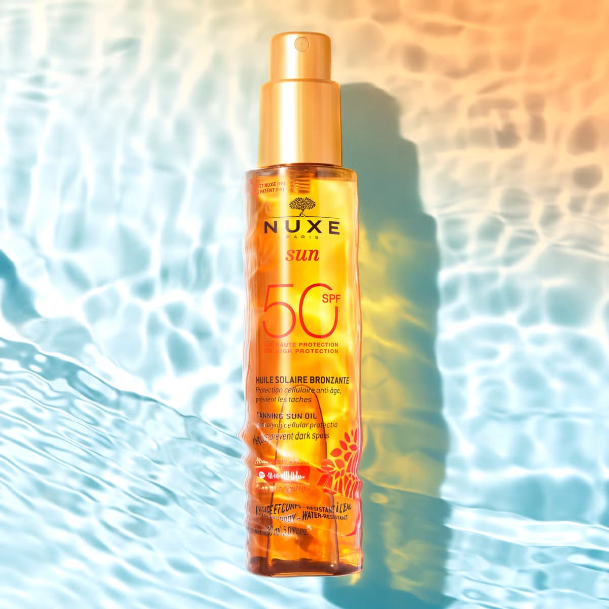 روغن برنزه کننده و ضدآفتاب نوکس سری Sun با SPF50 مناسب صورت و بدن حجم 150 میل — تصویر ۳