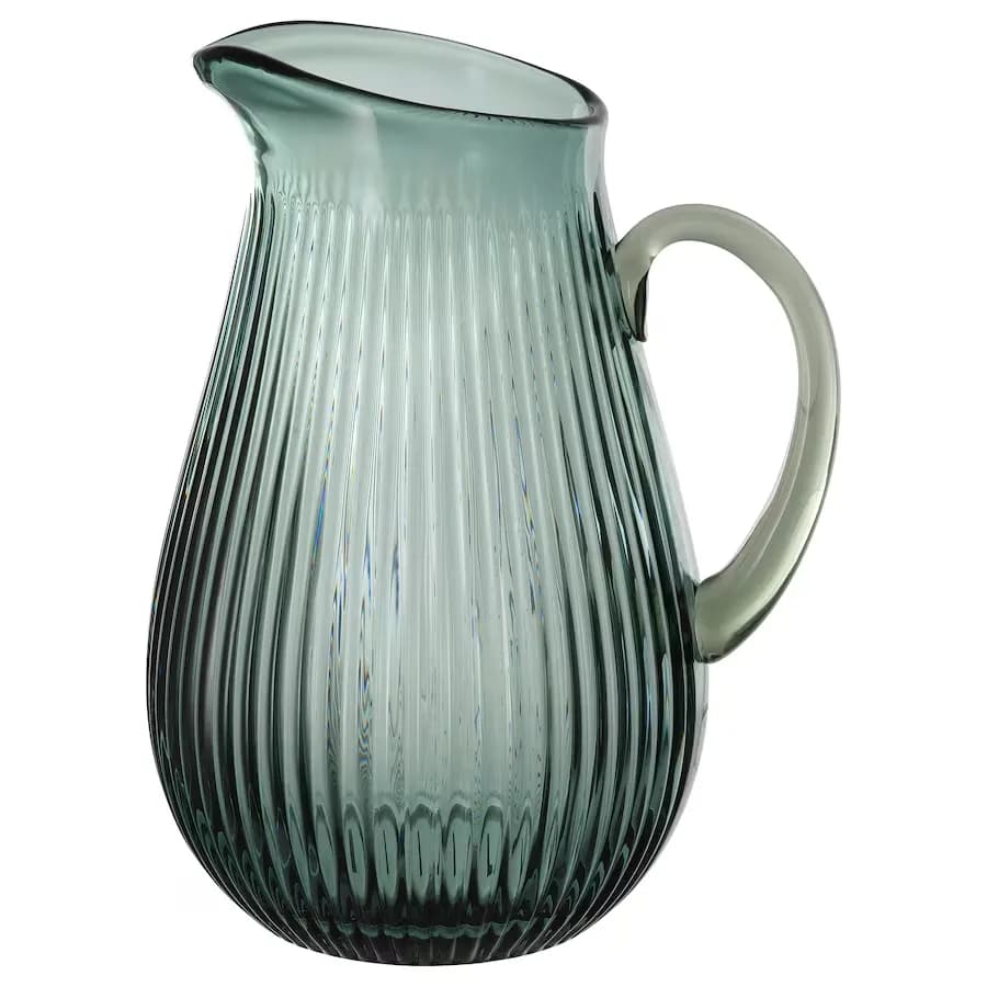 پارچ طرح‌دار ایکیا VARDAGEN سبز-خاکستری تیره، ۲ لیتری — تصویر ۸