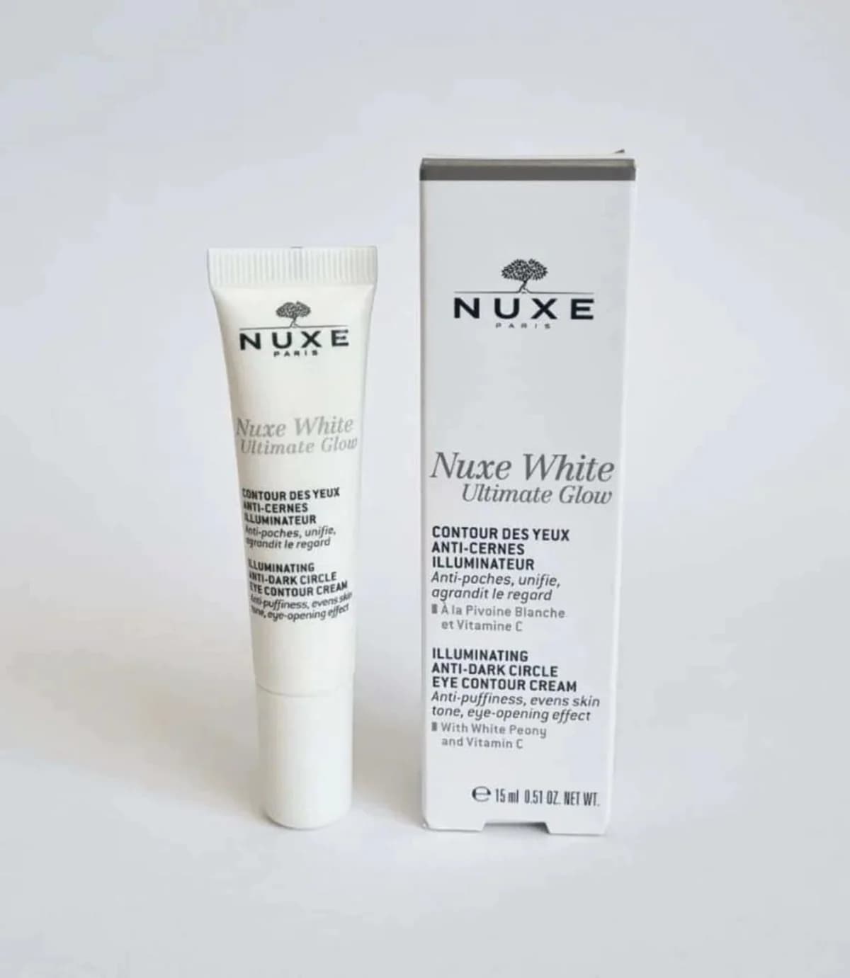کرم دورچشم روشن کننده و ضدپف نوکس سری Nuxe White مدل Ultimate Glow حجم 15 میل — تصویر ۵
