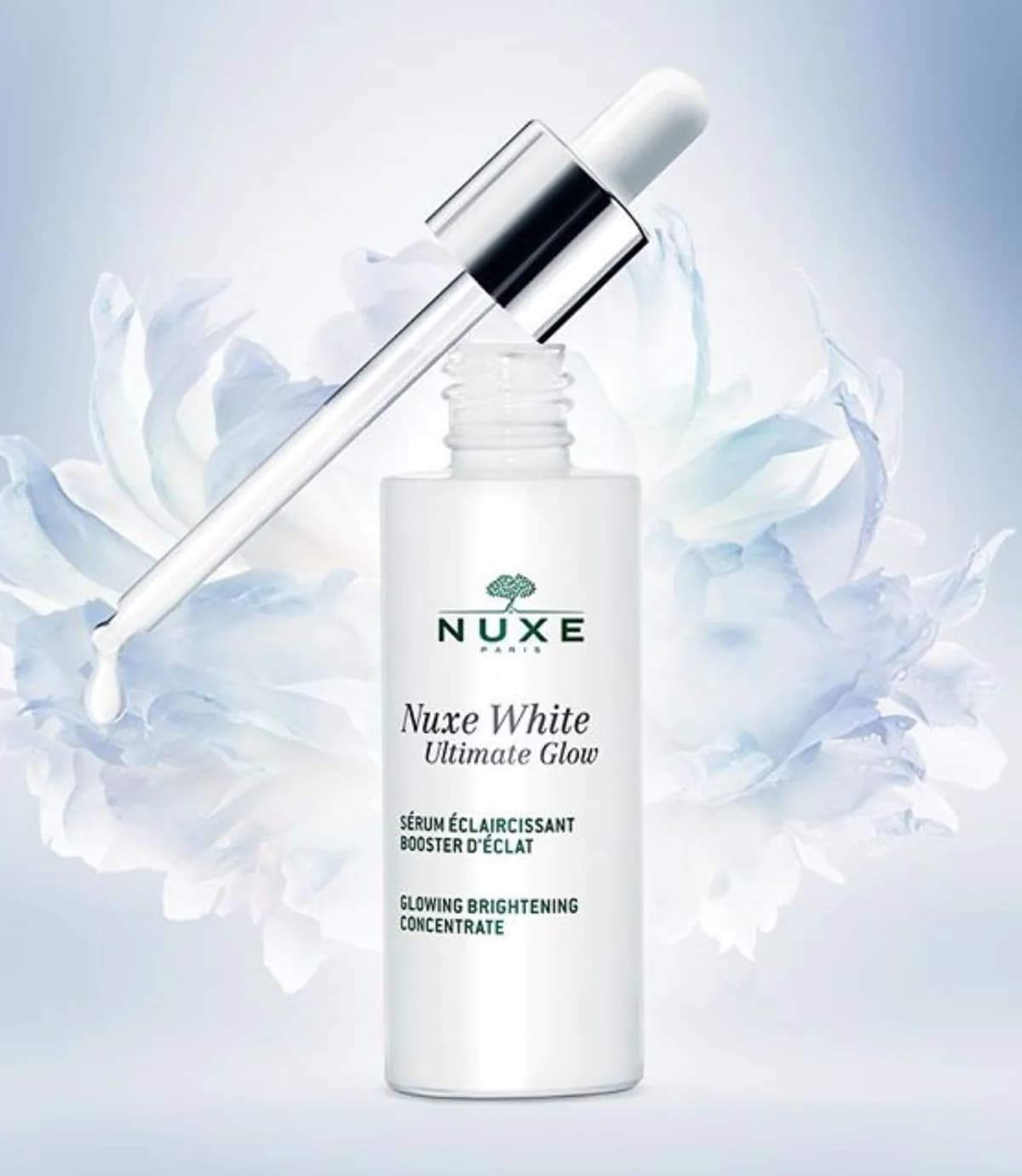 سرم کنستانتره روشن کننده نوکس سری Nuxe White مدل Ultimate Glow مناسب انواع پوست حجم 30 میل — تصویر ۳