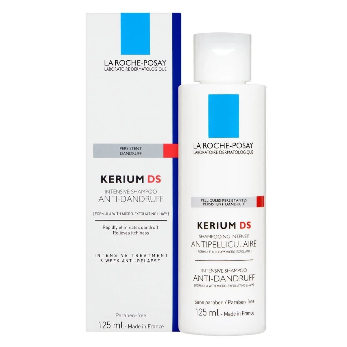 شامپو ضد شوره و خارش لاروش پوزای مدل KERIUM DS حجم 125 میل — تصویر ۵