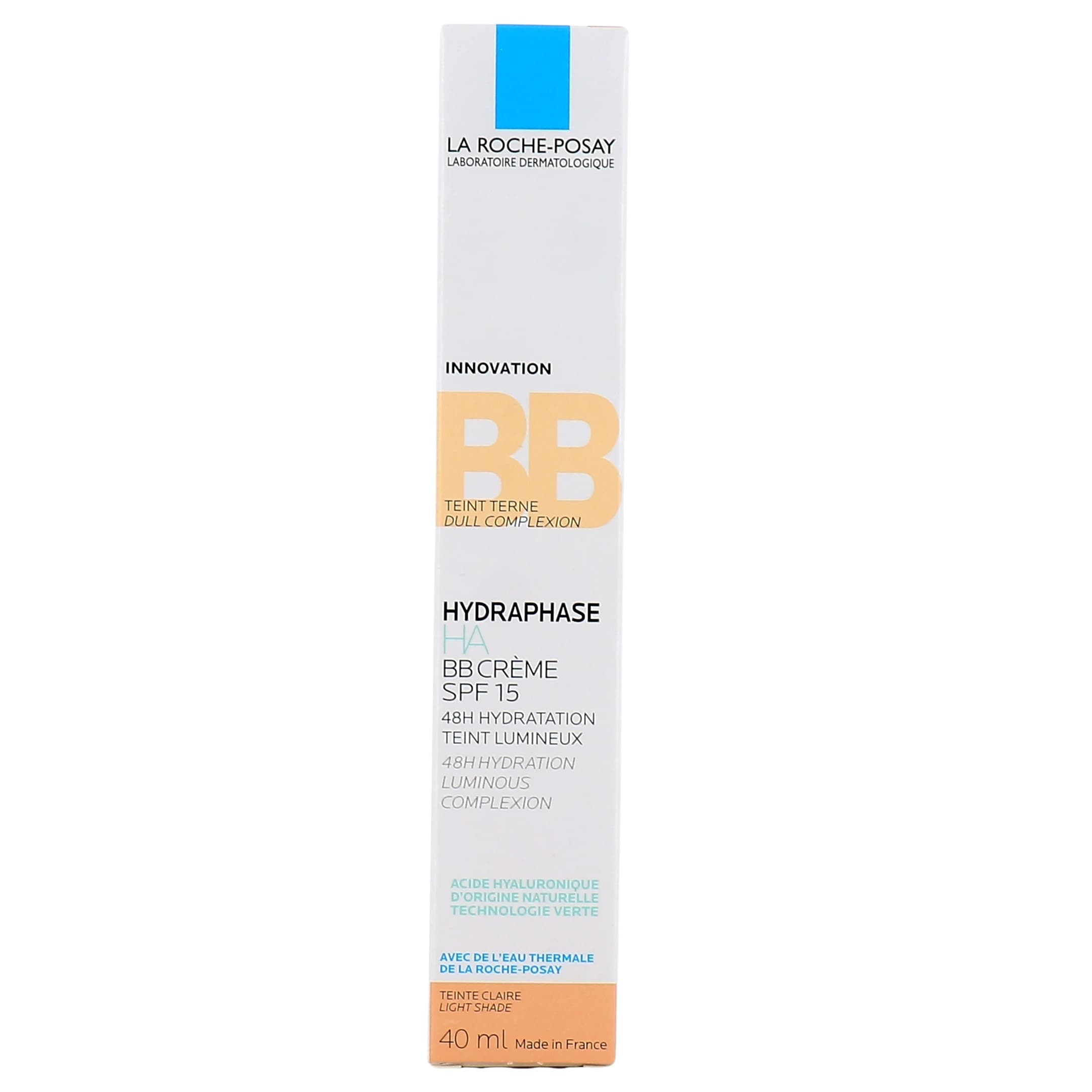 بی بی کرم آبرسان لاروش پوزای مدل Hydraphase HA با SPF15 رنگ Light حجم 40 میل — تصویر ۵