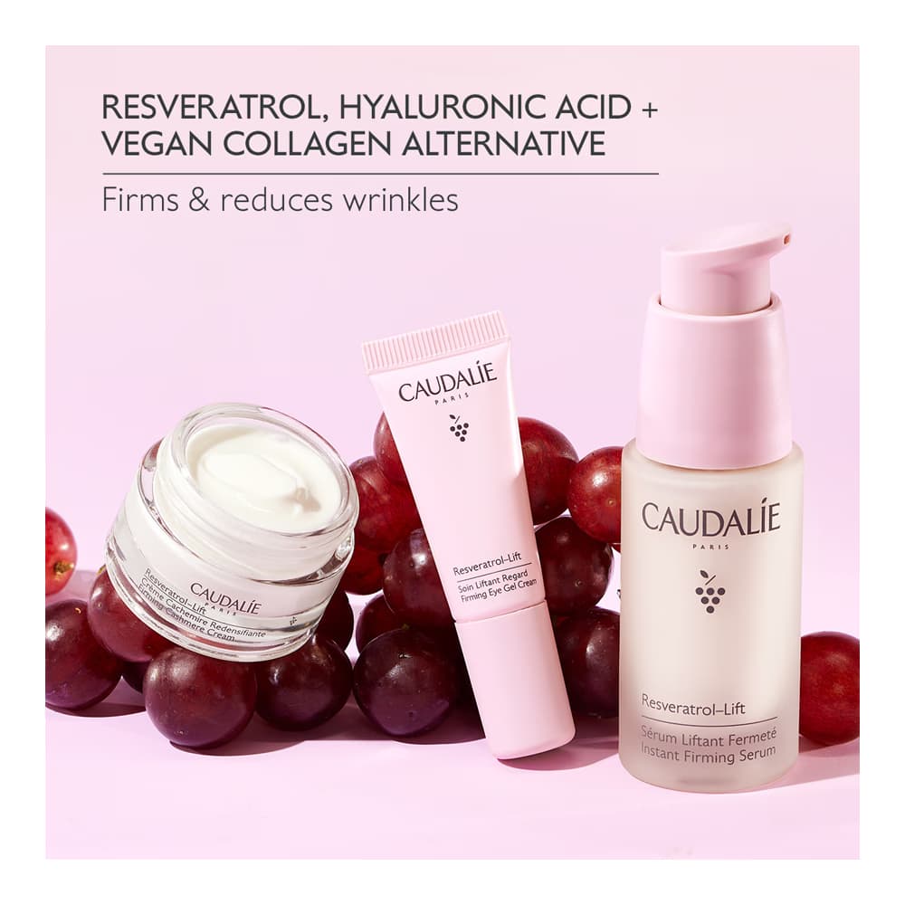 پک سرم لیفتینگ و سفت کننده قوی و کرم لیفت دورچشم و کرم لیفتینگ کدلی مدل Resveratrol Lift بسته 3 عددی — تصویر ۳