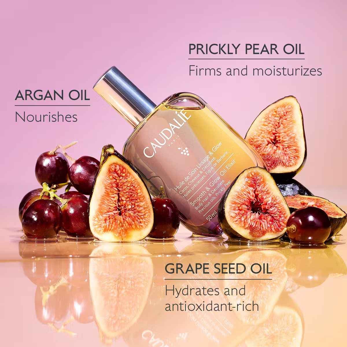 روغن الکسیر مرطوب کننده بدن و مو کدلی مدل Smooth & Glow حجم 50 میل — تصویر ۷