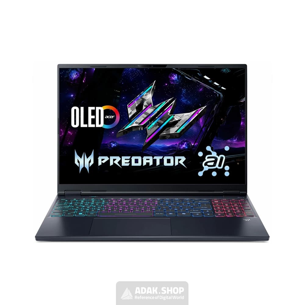 لپ تاپ ایسر PREDATOR HELIOS 16S AI U9 275HX 16GB 1TB SSD RTX5060 WQXGA