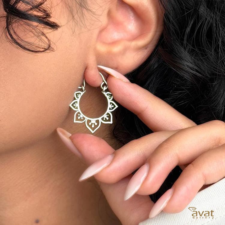 گوشواره کشکولی هندی مدل G64