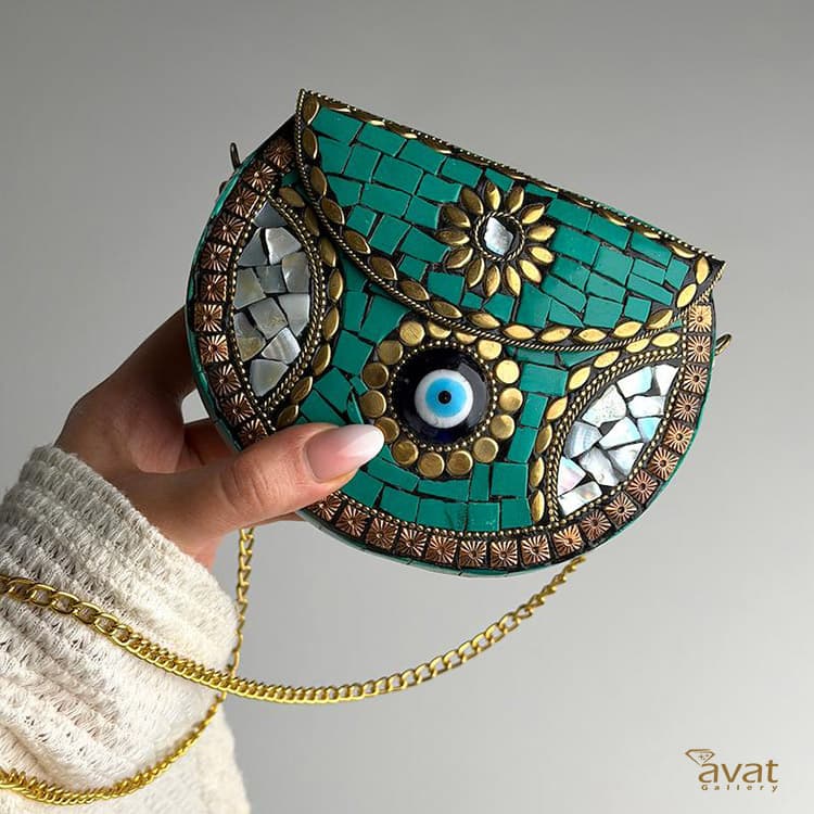 مینی بگ هندی سنگ طبیعی دستساز
