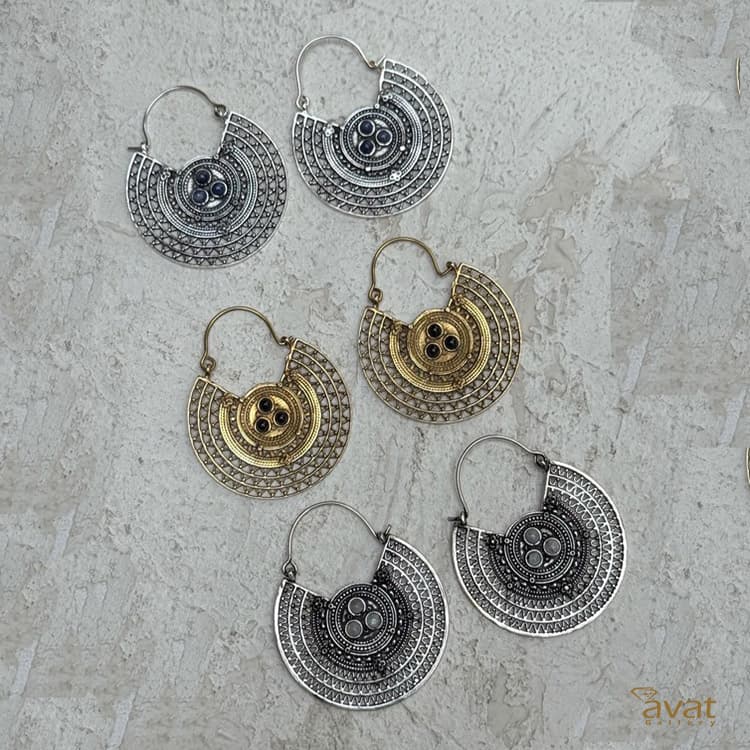 گوشواره کشکولی برنج
