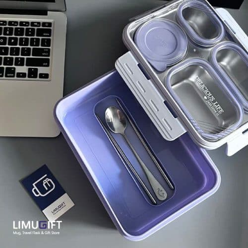 لانچ باکس داخل استیل Delicious کد 0133 — تصویر ۷
