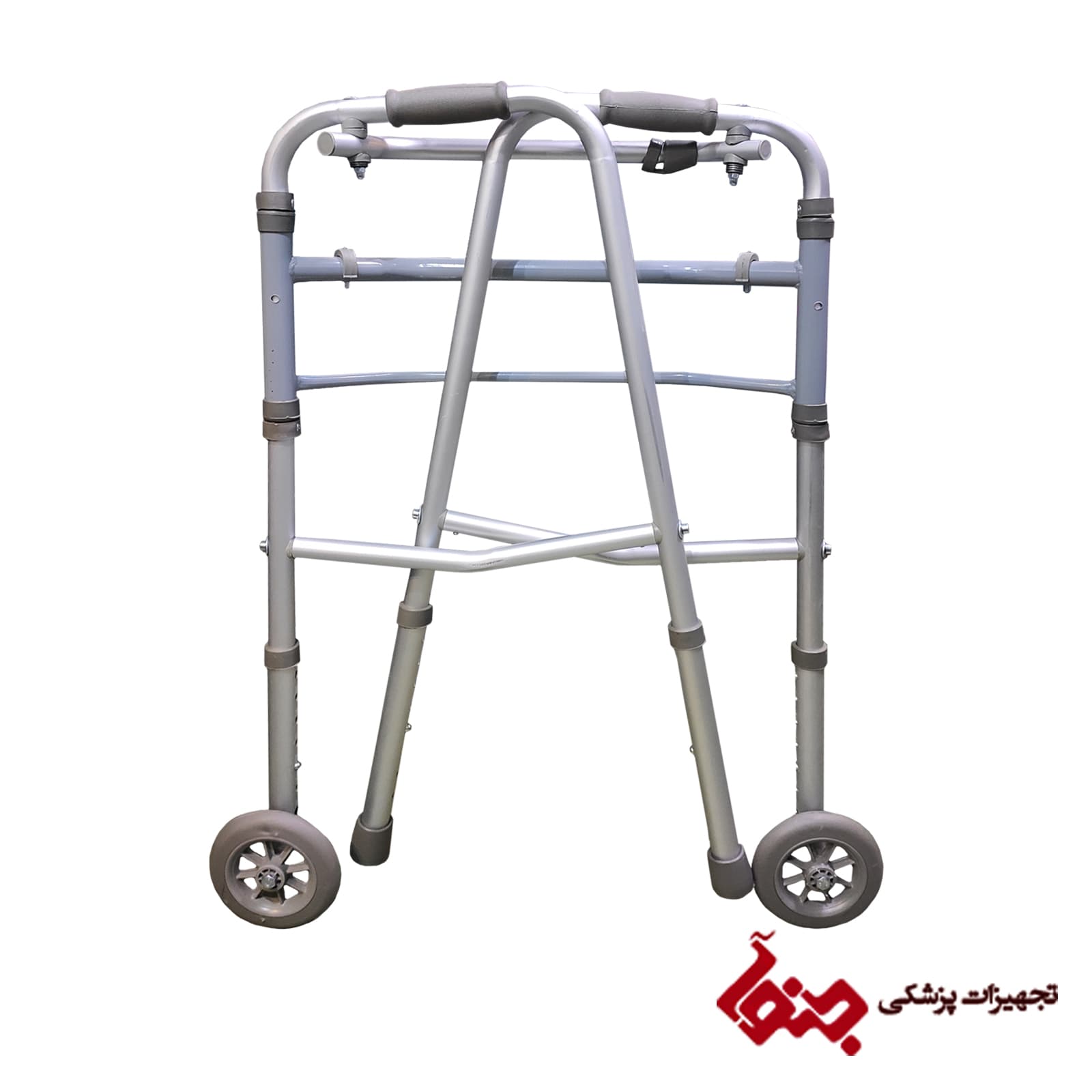 واکر تاشو چرخدار حلزونی ایرانی قابل تنظیم ارتفاع — تصویر ۶