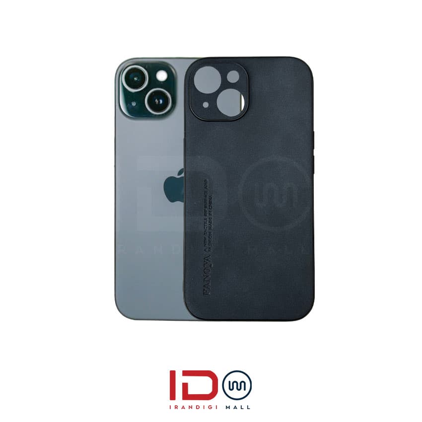 قاب چرمی لاکچری گوشی ایفون مدل IPHONE 15 برند FANOYA