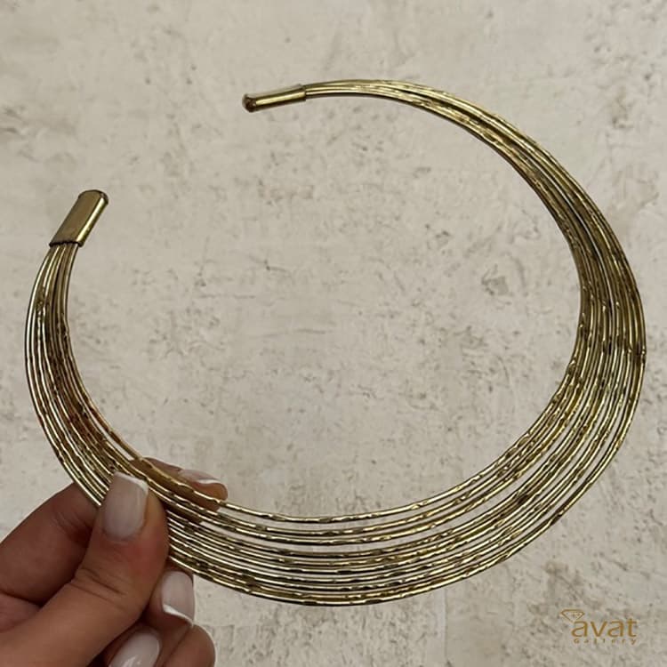 طوق سیمی برنج هندی — تصویر ۳