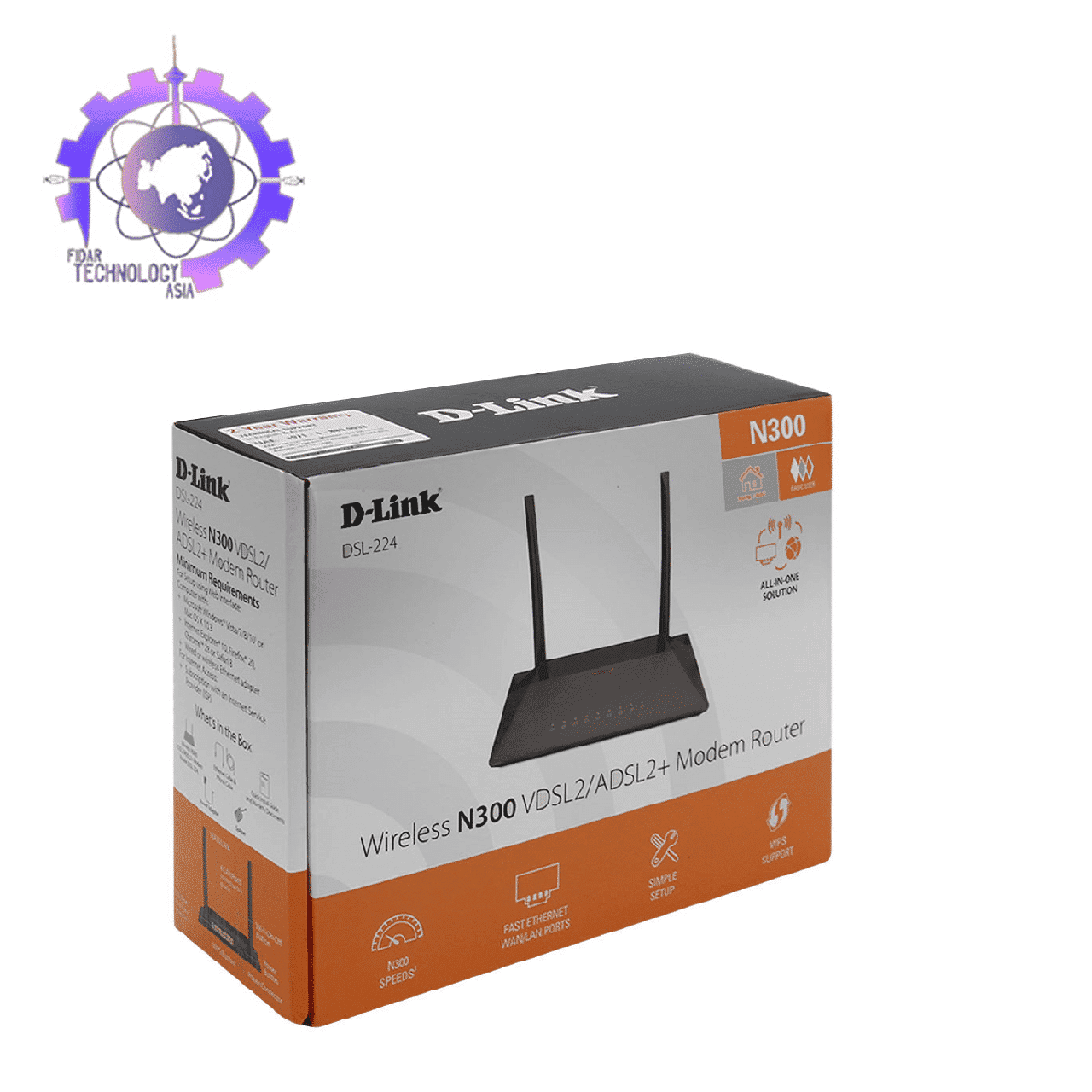 مودم روتر دی-لینک مدل DSL-224 NEW — تصویر ۴