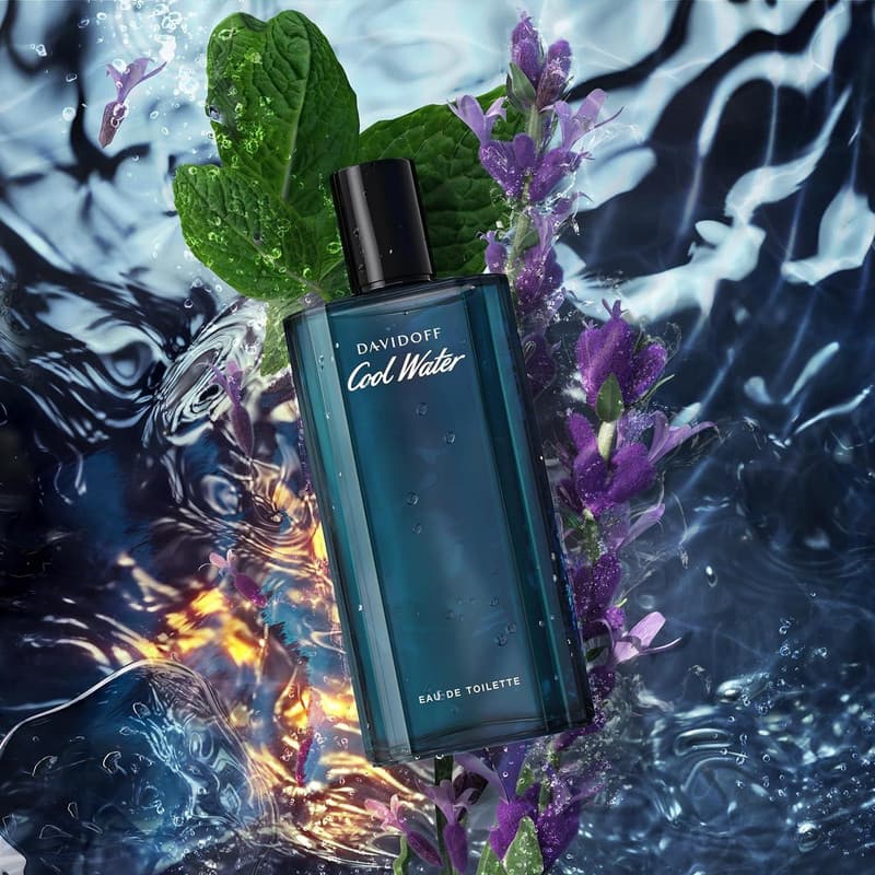 تستر ادو تویلت مردانه داویدف مدل Cool Water حجم 125 میلی لیتر — تصویر ۳