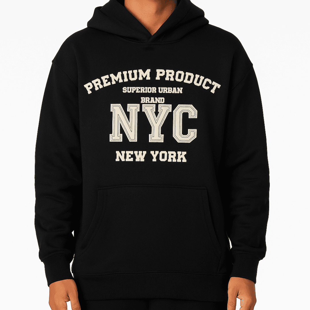 هودی 3 نخ داخل کرک NYC