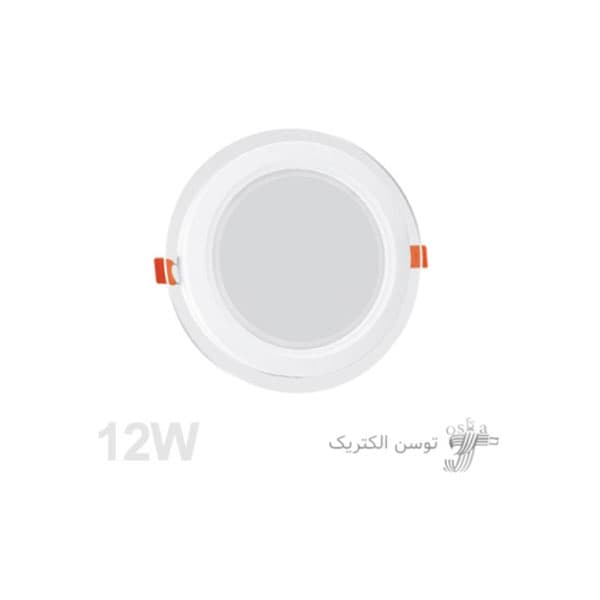 لامپ سقفی گلاریس 12 وات دایره ای