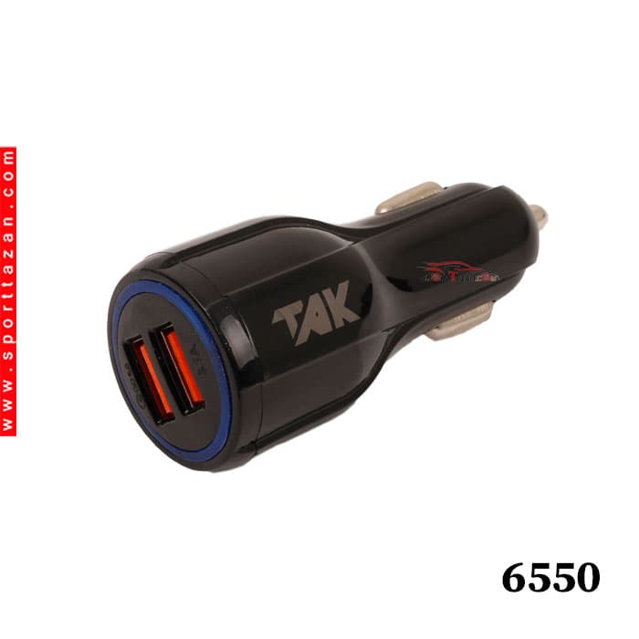 شارژر فندکي 2 پورت TAK quick charge