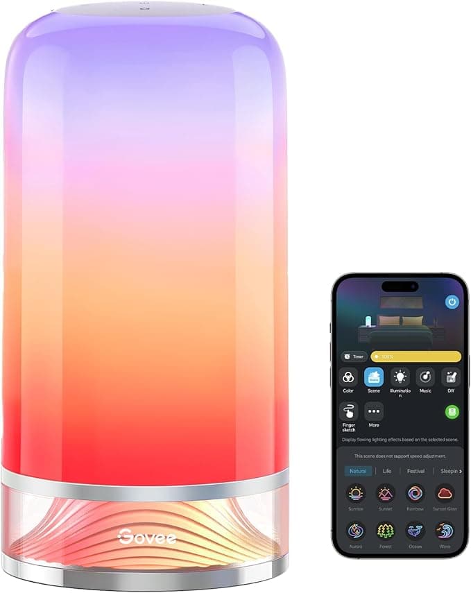 چراغ هوشمند گووی Govee RGBIC Smart Table Lamp 2