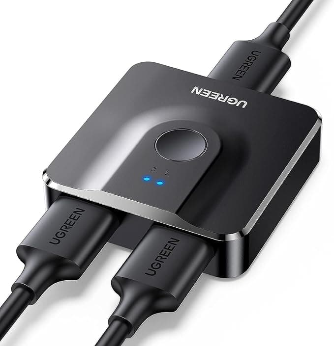 سوئیچ اسپلیتر ۲ پورت HDMI یوگرین مدل ugreen cm217 4k