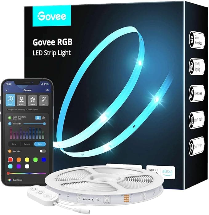 ریسه هوشمند گووی 10 متری Govee 16.4ft WiFi LED Strip Lights H613B