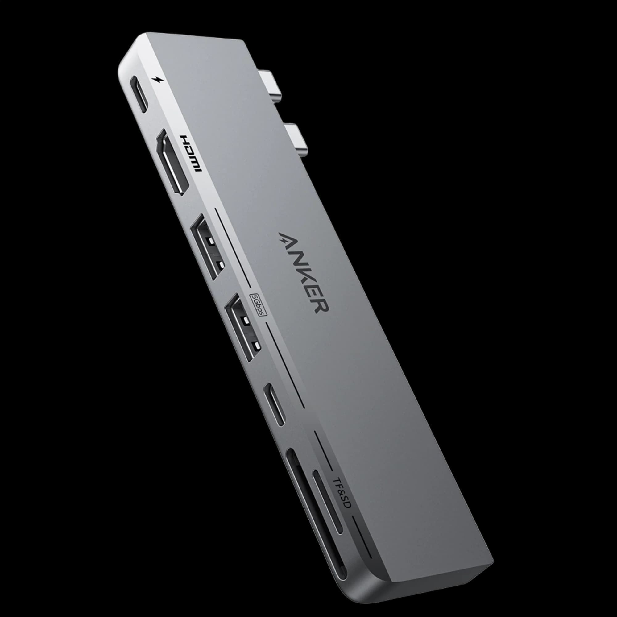 هاب 7 پورت انکر مک بوکی Anker 547 USB-C Hub (7-in-2, for MacBook) A8354
