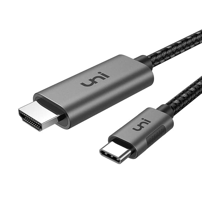 کابل تبدیل USB Type-c به HDMI از برند uni اتصال گوشی به تلویزیون