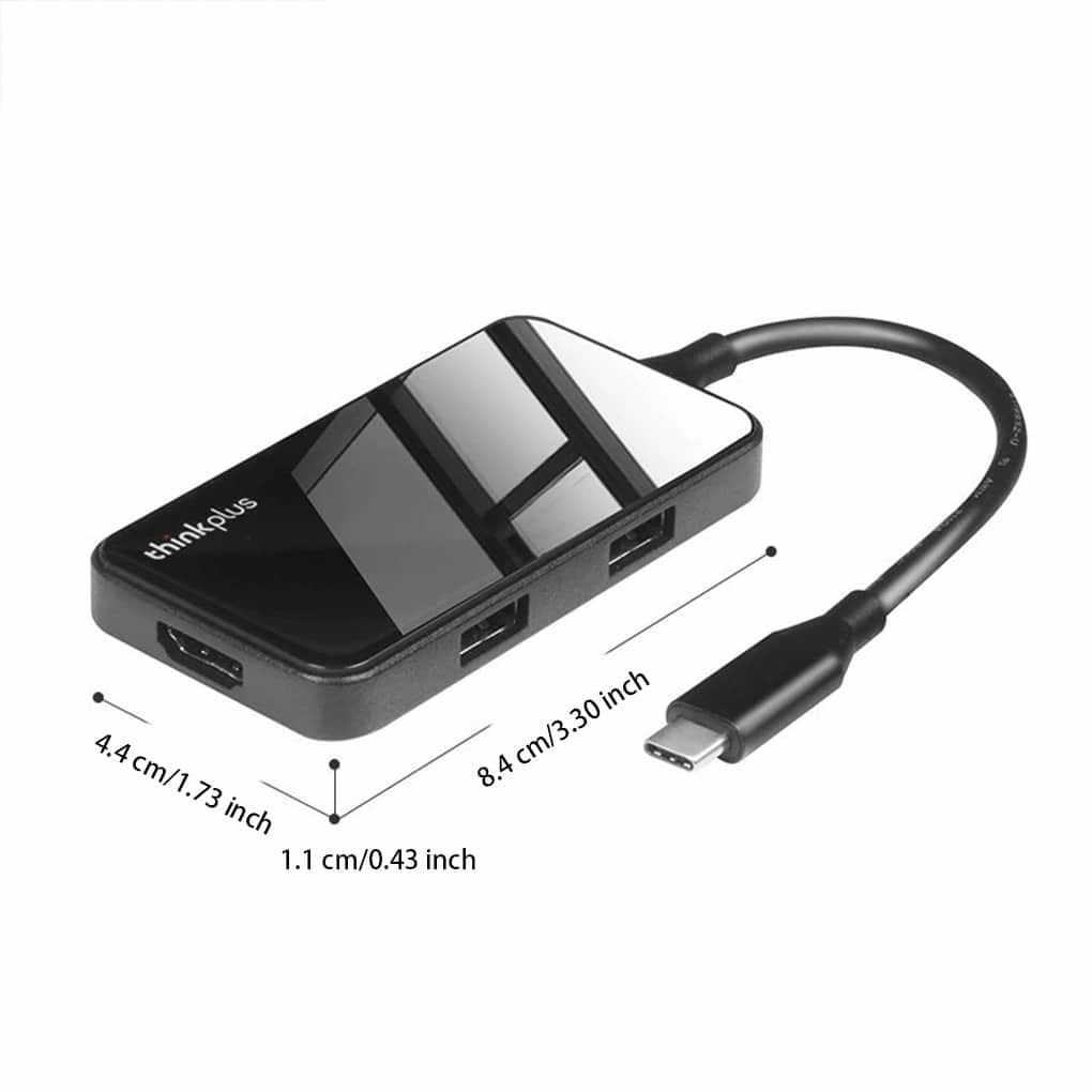 هاب لنوو 5 پورت تایپ سی Lenovo thinkplus USB-C TPH-05 — تصویر ۱۱