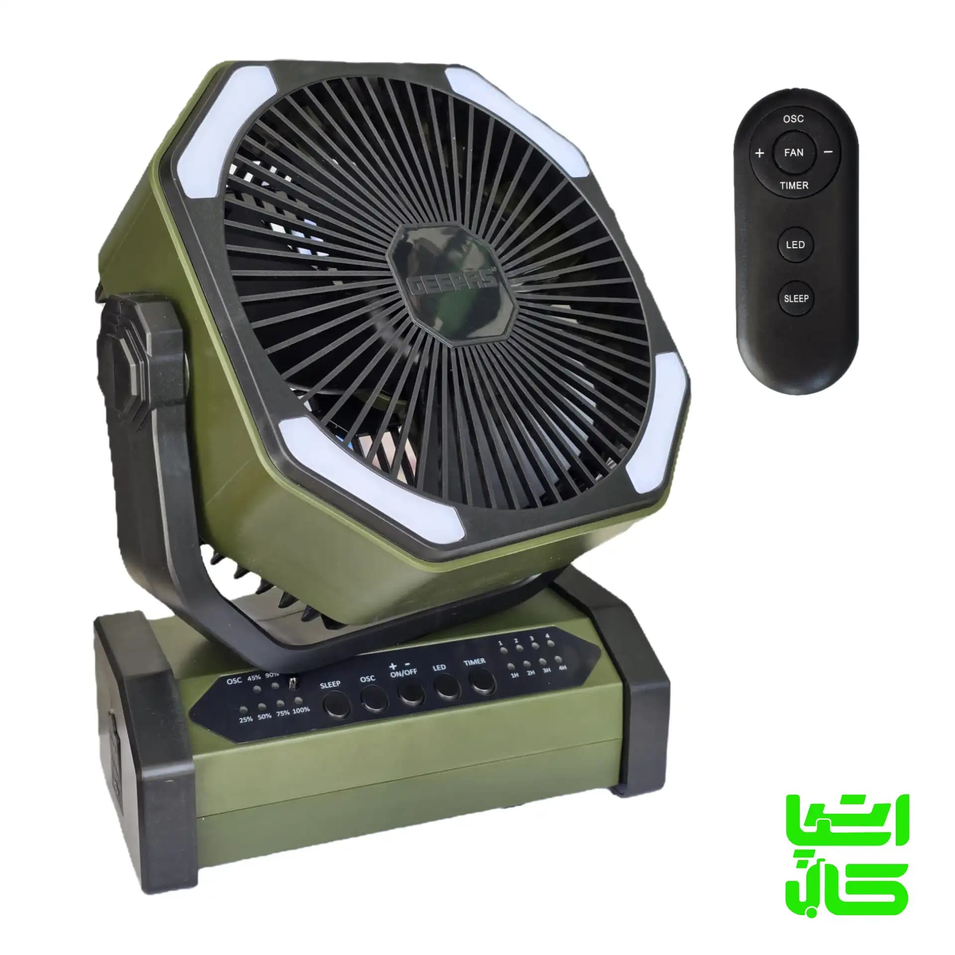 پنکه شارژی کنترل دار جیپاس مدل GEEPAS GF21220 — تصویر ۹
