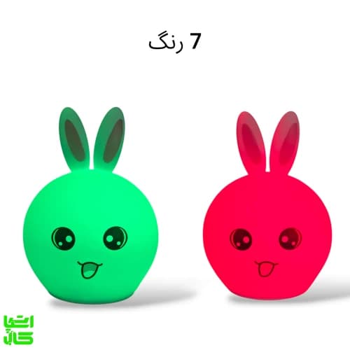 چراغ خواب خرگوشی نرم سیلیکونی شارژی — تصویر ۸